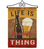 Brewtiful Thing - Beverages Happy Hour & Drinks Vertical Impressions Decorative Flags HG117048 Made In USA