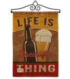 Brewtiful Thing - Beverages Happy Hour & Drinks Vertical Impressions Decorative Flags HG117048 Made In USA