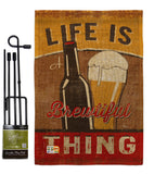 Brewtiful Thing - Beverages Happy Hour & Drinks Vertical Impressions Decorative Flags HG117048 Made In USA