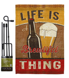 Brewtiful Thing - Beverages Happy Hour & Drinks Vertical Impressions Decorative Flags HG117048 Made In USA