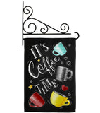 Its Coffer Time - Beverages Happy Hour & Drinks Vertical Impressions Decorative Flags HG117058 Made In USA