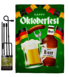 Oktoberfest Beer - Beverages Happy Hour & Drinks Vertical Impressions Decorative Flags HG117082 Made In USA