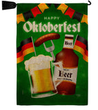 Oktoberfest Beer - Beverages Happy Hour & Drinks Vertical Impressions Decorative Flags HG117082 Made In USA