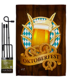 Oktoberfest - Beverages Happy Hour & Drinks Vertical Impressions Decorative Flags HG137024 Made In USA