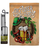 Oktoberfest Festival - Beverages Happy Hour & Drinks Vertical Impressions Decorative Flags HG137109 Made In USA