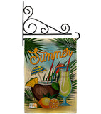 Summer Drinks - Beverages Happy Hour & Drinks Vertical Impressions Decorative Flags HG137193 Made In USA