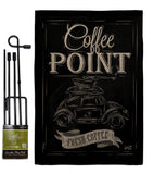 Coffer Point - Beverages Happy Hour & Drinks Vertical Impressions Decorative Flags HG137272 Made In USA