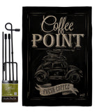 Coffer Point - Beverages Happy Hour & Drinks Vertical Impressions Decorative Flags HG137272 Made In USA