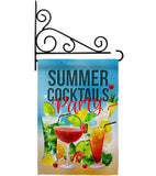 Cocktail Party - Beverages Happy Hour & Drinks Vertical Impressions Decorative Flags HG192268 Made In USA