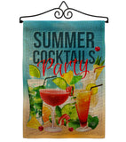 Cocktail Party - Beverages Happy Hour & Drinks Vertical Impressions Decorative Flags HG192268 Made In USA