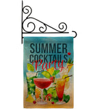 Cocktail Party - Beverages Happy Hour & Drinks Vertical Impressions Decorative Flags HG192268 Made In USA