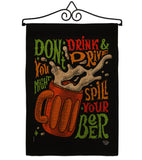 Don't Drink Beer - Beverages Happy Hour & Drinks Vertical Impressions Decorative Flags HG192300 Made In USA