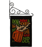 Don't Drink Beer - Beverages Happy Hour & Drinks Vertical Impressions Decorative Flags HG192300 Made In USA