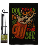 Don't Drink Beer - Beverages Happy Hour & Drinks Vertical Impressions Decorative Flags HG192300 Made In USA