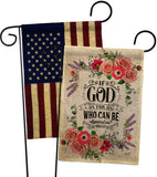 If God Is For Us - Faith Religious Inspirational Vertical Impressions Decorative Flags HG130348 Made In USA