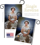 Queen Jubilee - Expression Inspirational Vertical Impressions Decorative Flags HG180328 Made In USA