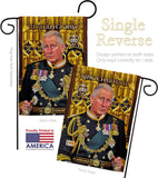 UK King Charles III - Expression Inspirational Vertical Impressions Decorative Flags HG180338 Made In USA