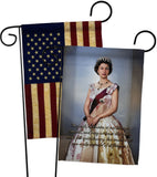 Queen Small Steps - Expression Inspirational Vertical Impressions Decorative Flags HG180330 Made In USA