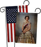 Queen Small Steps - Expression Inspirational Vertical Impressions Decorative Flags HG180330 Made In USA