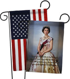 Queen Small Steps - Expression Inspirational Vertical Impressions Decorative Flags HG180330 Made In USA