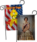 Queen Small Steps - Expression Inspirational Vertical Impressions Decorative Flags HG180330 Made In USA
