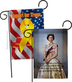 Queen Small Steps - Expression Inspirational Vertical Impressions Decorative Flags HG180330 Made In USA