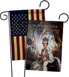 ER II Devoled Your Service - Expression Inspirational Vertical Impressions Decorative Flags HG180333 Made In USA