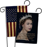 Remembering ER II - Expression Inspirational Vertical Impressions Decorative Flags HG180334 Made In USA