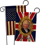 God Save The King - Expression Inspirational Vertical Impressions Decorative Flags HG180335 Made In USA