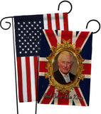 God Save The King - Expression Inspirational Vertical Impressions Decorative Flags HG180335 Made In USA