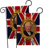 God Save The King - Expression Inspirational Vertical Impressions Decorative Flags HG180335 Made In USA