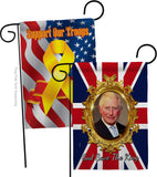 God Save The King - Expression Inspirational Vertical Impressions Decorative Flags HG180335 Made In USA