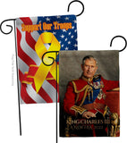 King Charles III - Expression Inspirational Vertical Impressions Decorative Flags HG180336 Made In USA