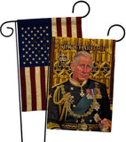 UK King Charles III - Expression Inspirational Vertical Impressions Decorative Flags HG180338 Made In USA