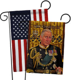 UK King Charles III - Expression Inspirational Vertical Impressions Decorative Flags HG180338 Made In USA