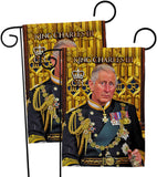 UK King Charles III - Expression Inspirational Vertical Impressions Decorative Flags HG180338 Made In USA