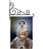 Queen Jubilee - Expression Inspirational Vertical Impressions Decorative Flags HG180328 Made In USA