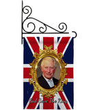 God Save The King - Expression Inspirational Vertical Impressions Decorative Flags HG180335 Made In USA