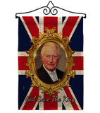 God Save The King - Expression Inspirational Vertical Impressions Decorative Flags HG180335 Made In USA