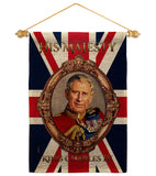 His Majesty CR III - Expression Inspirational Vertical Impressions Decorative Flags HG180337 Made In USA