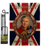 His Majesty CR III - Expression Inspirational Vertical Impressions Decorative Flags HG180337 Made In USA