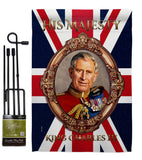 His Majesty CR III - Expression Inspirational Vertical Impressions Decorative Flags HG180337 Made In USA