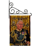 UK King Charles III - Expression Inspirational Vertical Impressions Decorative Flags HG180338 Made In USA