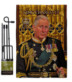 UK King Charles III - Expression Inspirational Vertical Impressions Decorative Flags HG180338 Made In USA