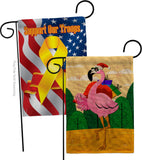 Cool Christmas Flamingo - Birds Nature Vertical Impressions Decorative Flags HG120059 Made In USA