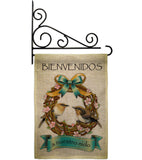 Bienvenidos a Nuestro Nido - Birds Nature Vertical Impressions Decorative Flags HG120023 Made In USA