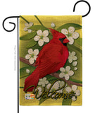 Cardinal - Birds Garden Friends Vertical Impressions Decorative Flags HG105032 Made In USA