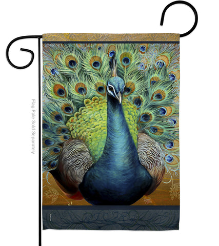 Salon Royale IV - Birds Garden Friends Vertical Impressions Decorative Flags HG105041 Made In USA