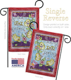 Swing into Spring - Birds Garden Friends Vertical Impressions Decorative Flags HG105045 Made In USA