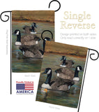 Geese - Birds Garden Friends Vertical Impressions Decorative Flags HG105049 Made In USA